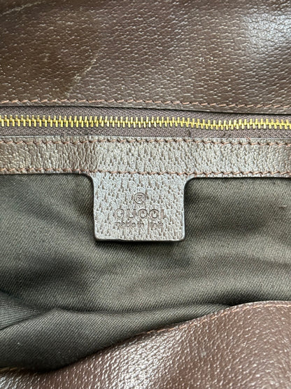 GUCCI - Shopper in Tela GG Monogram con Tracolla in Pelle