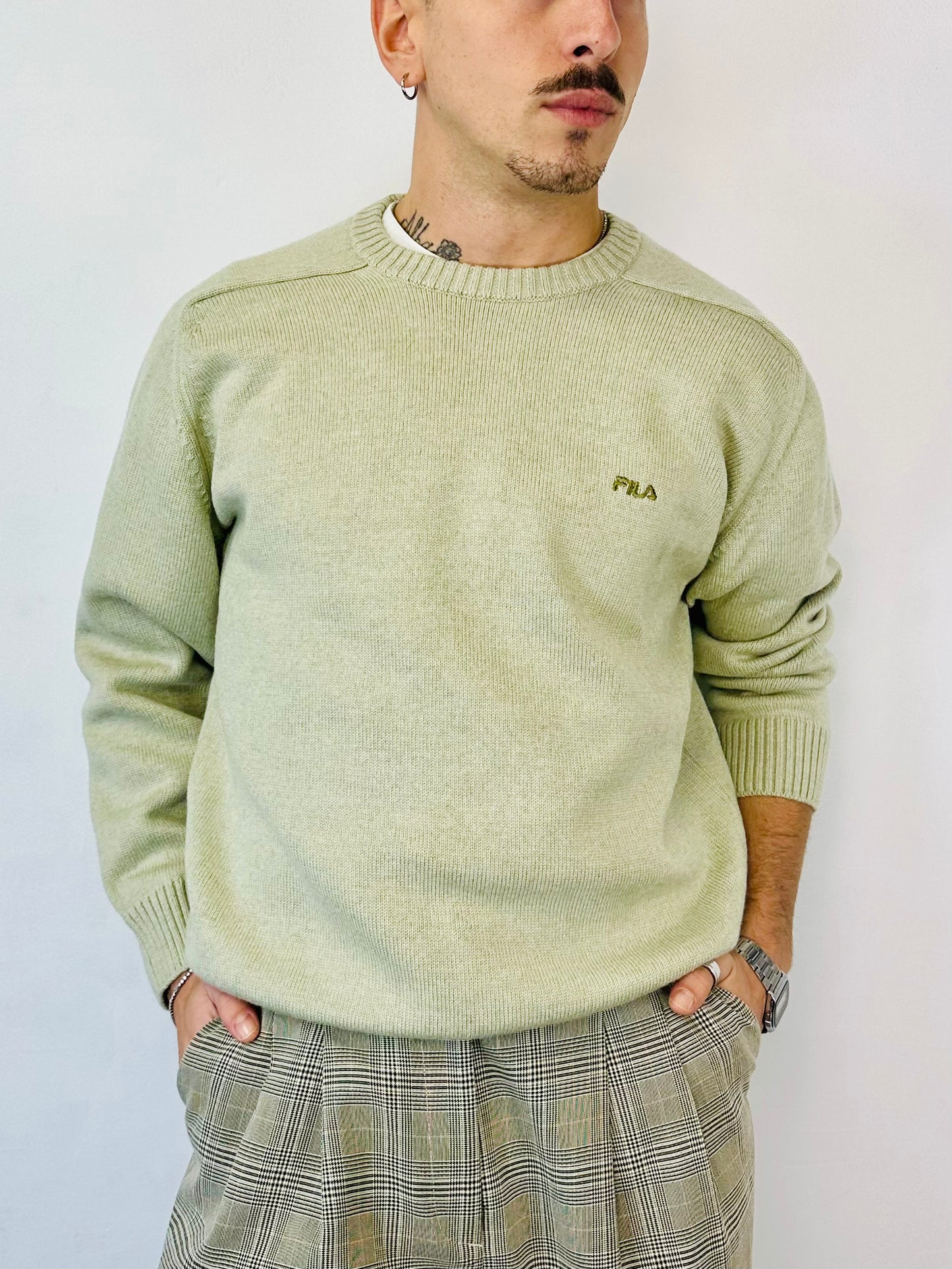 FILA - Maglione verde salvia