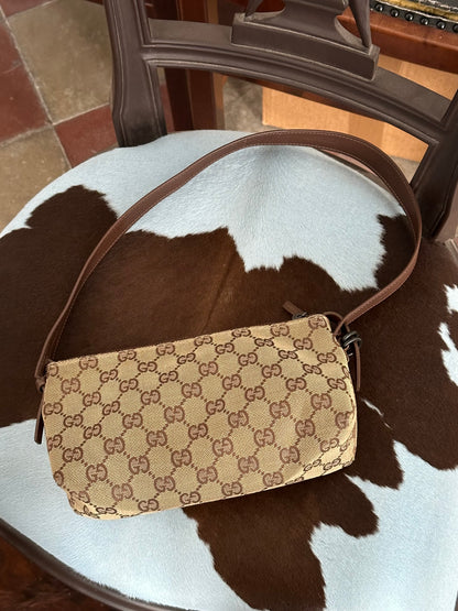 GUCCI - Pochette Abbey in Tela Monogram