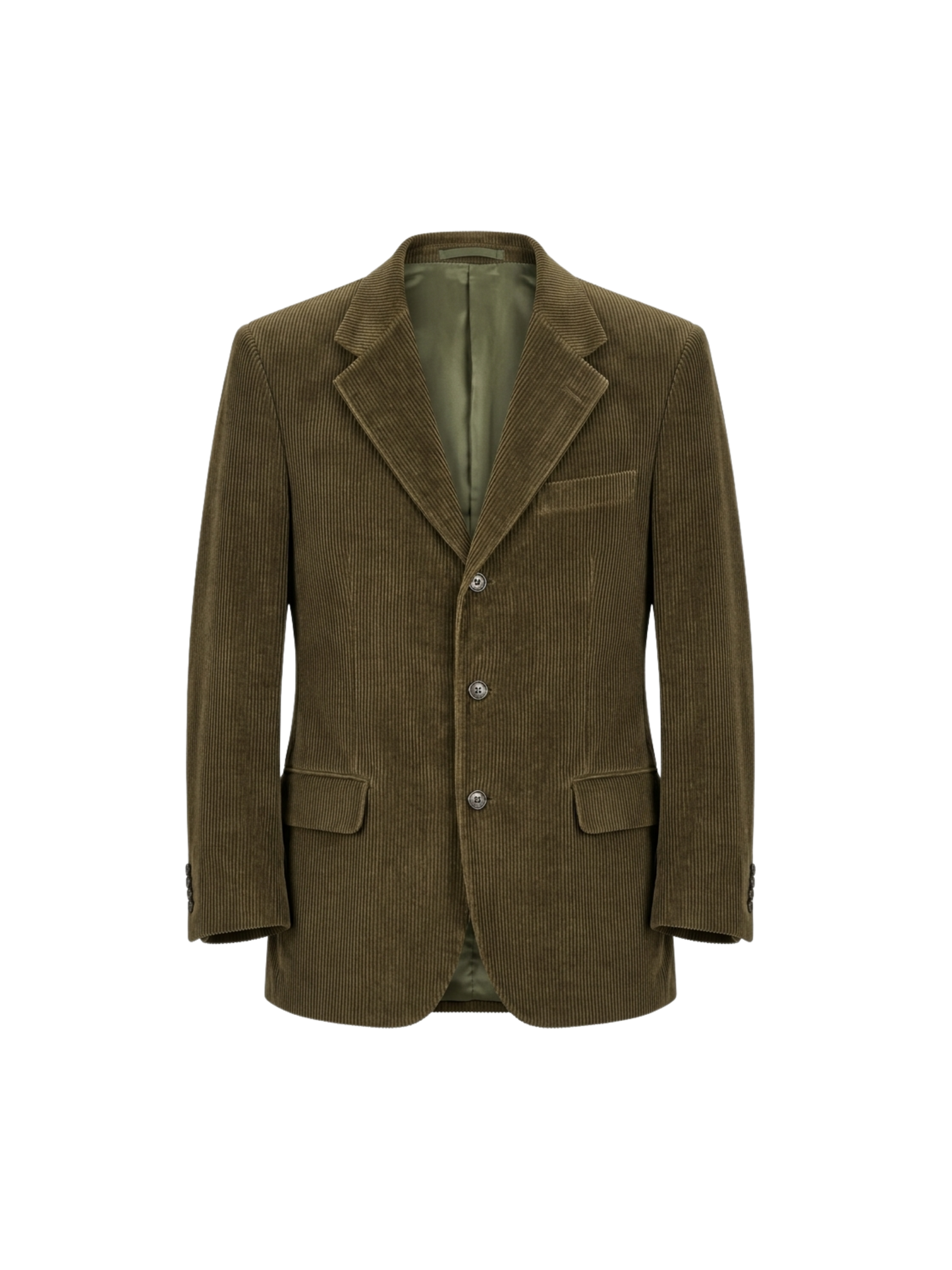 Giacca Blazer Vintage - velluto a coste verde