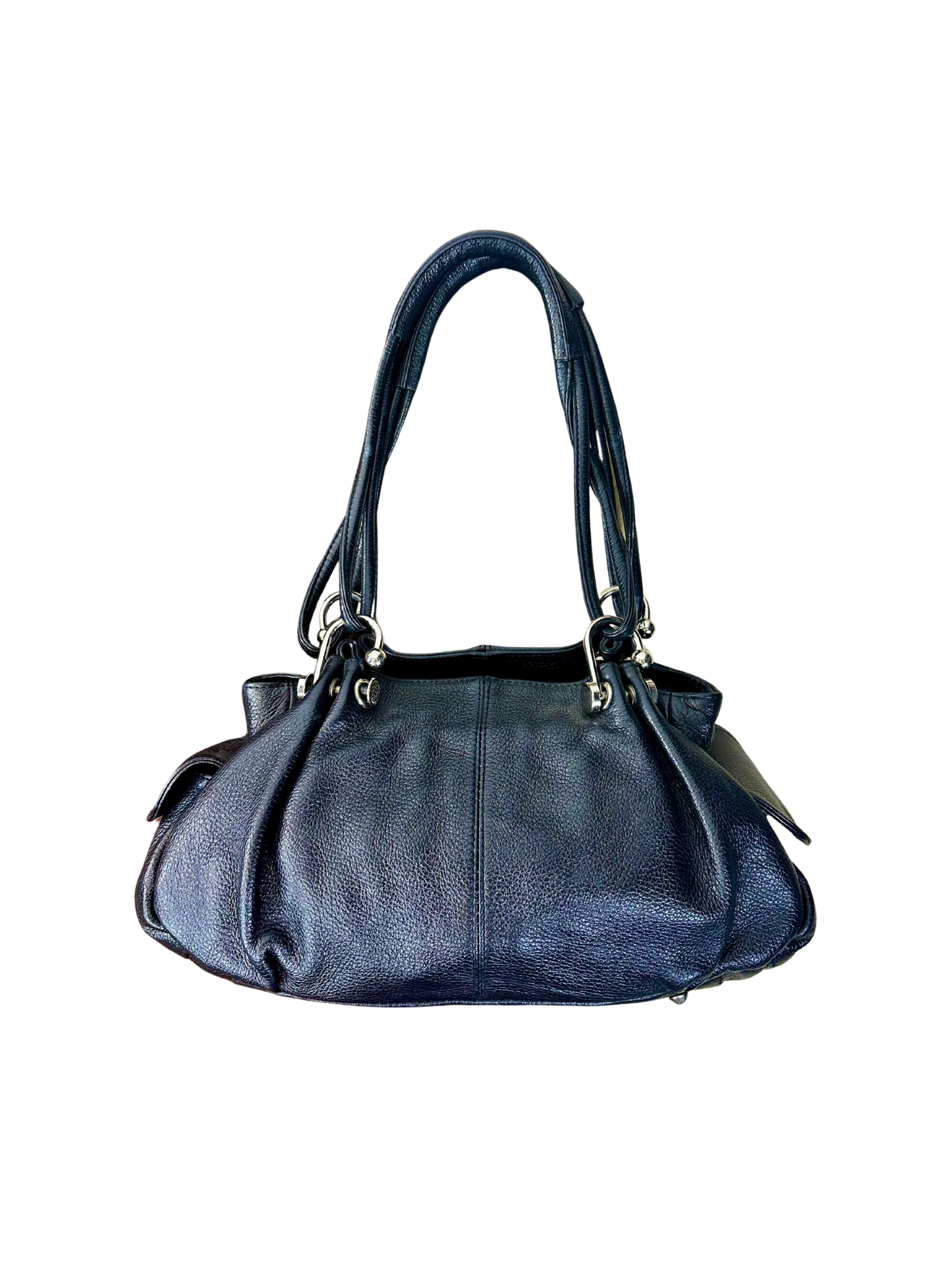 Borsa Shopper in pelle martellata