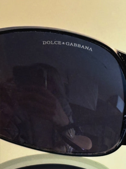 DOLCE & GABBANA - Occhiali da sole – Shield Y2K oversize con maxi logo