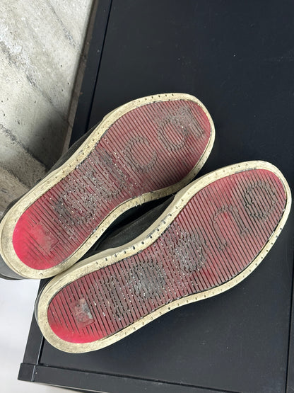 GUCCI - Sneakers High-Top in Pelle Scamosciata – Logo GG Laterale | Tg 42