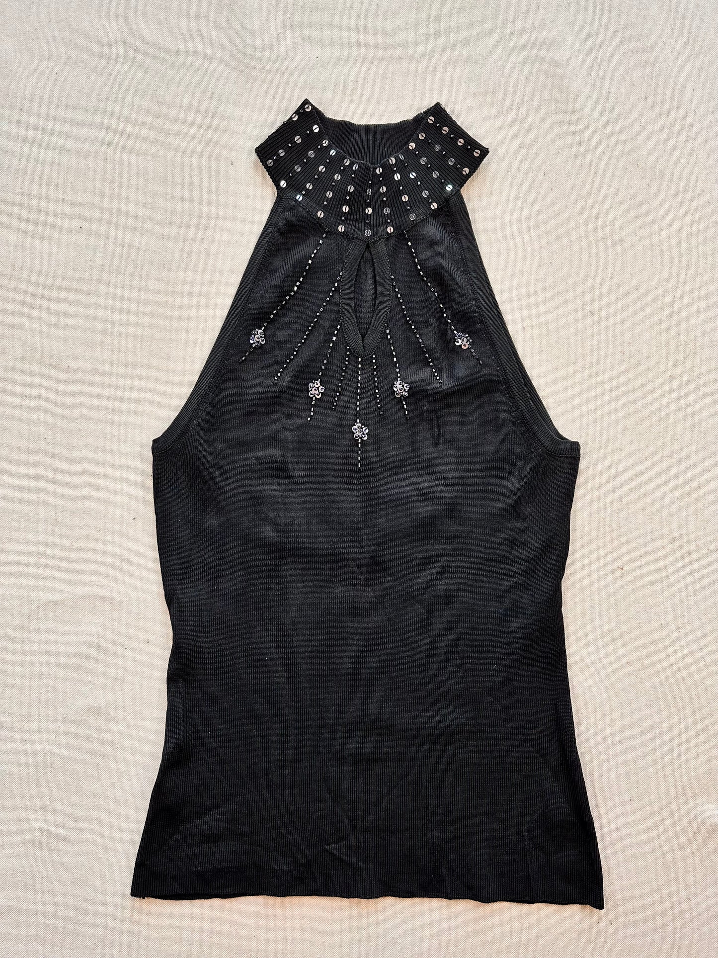 Y2k pailettes top