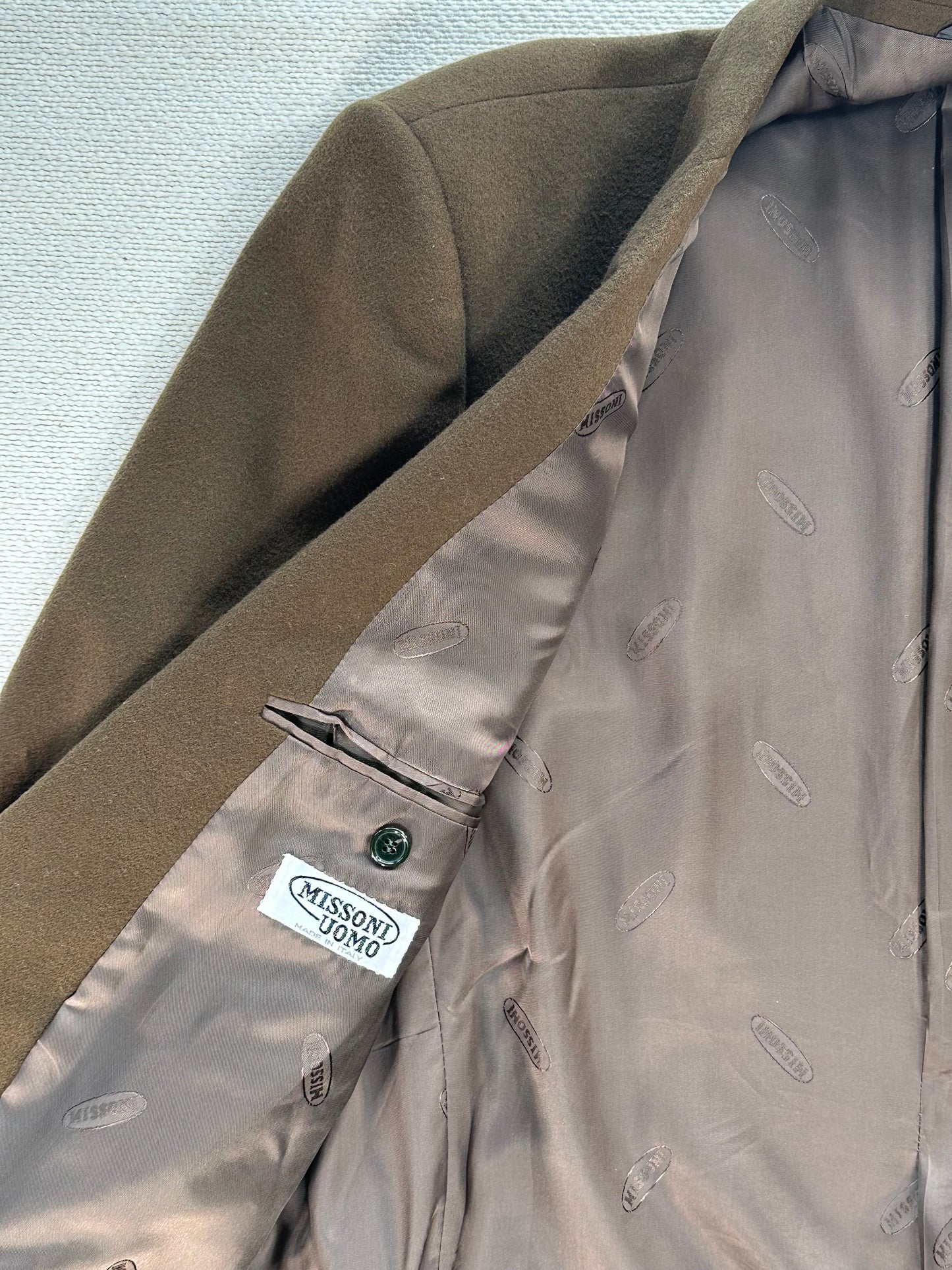 MISSONI - Giacca Blazer vintage verde oliva
