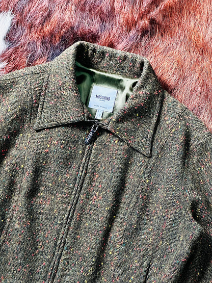 MOSCHINO JEANS - Giacca Cropped in Tweed Mélange