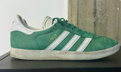 ADIDAS GAZZELLE – Green/White Suede Classic | Tg 42