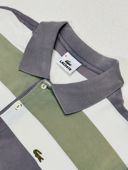 LACOSTE - Polo Verde a Righe 🐊 | manica corta