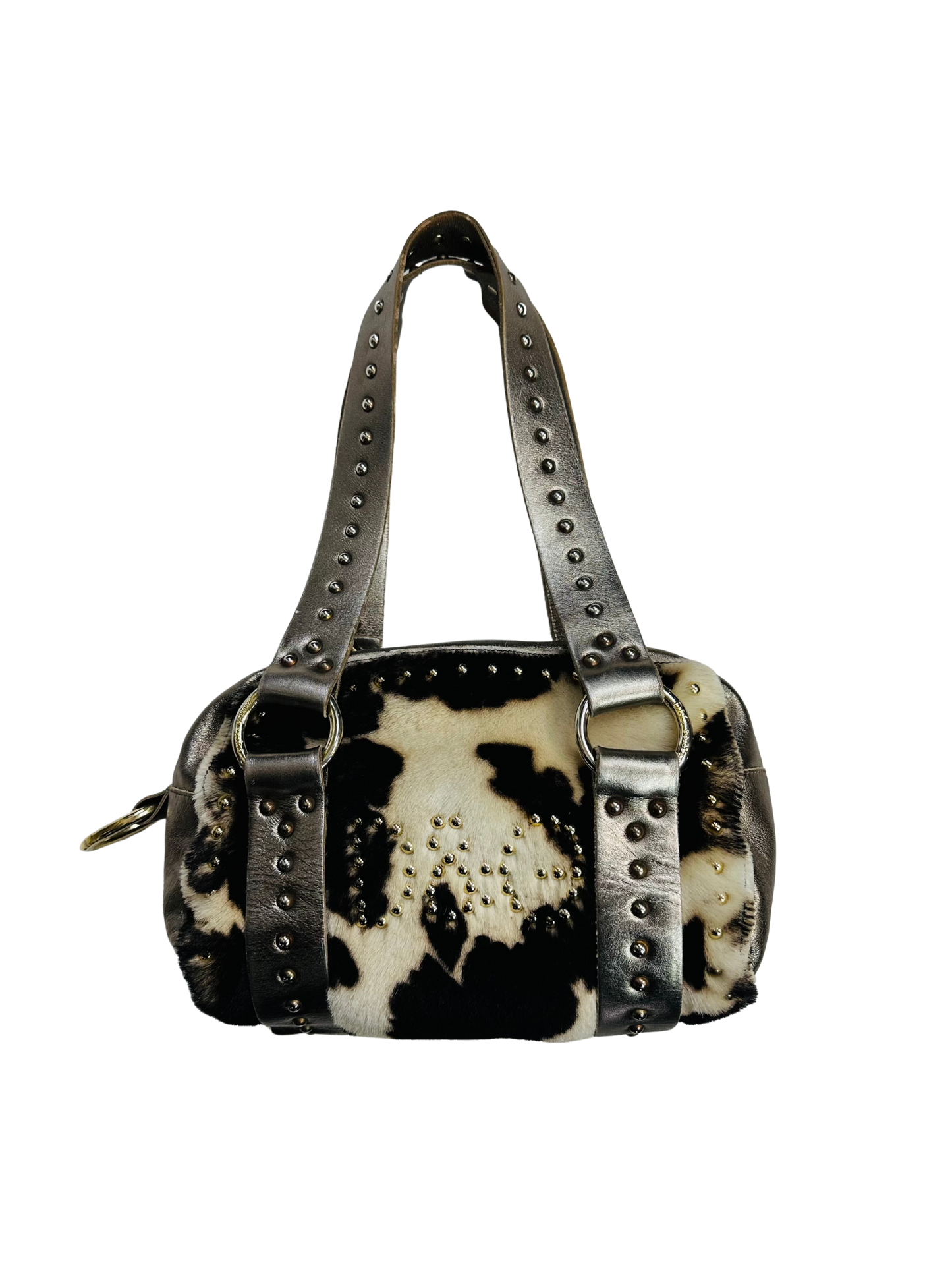 DOLCE & GABBANA – Mini Barrel Cowhide Studded Edition
