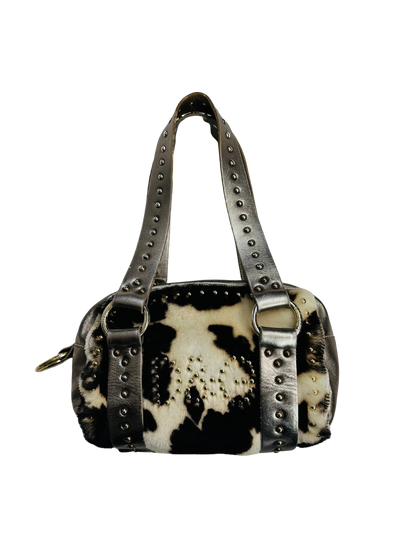 DOLCE & GABBANA – Mini Barrel Cowhide Studded Edition