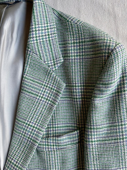 Blazer in pura lana pied de poule