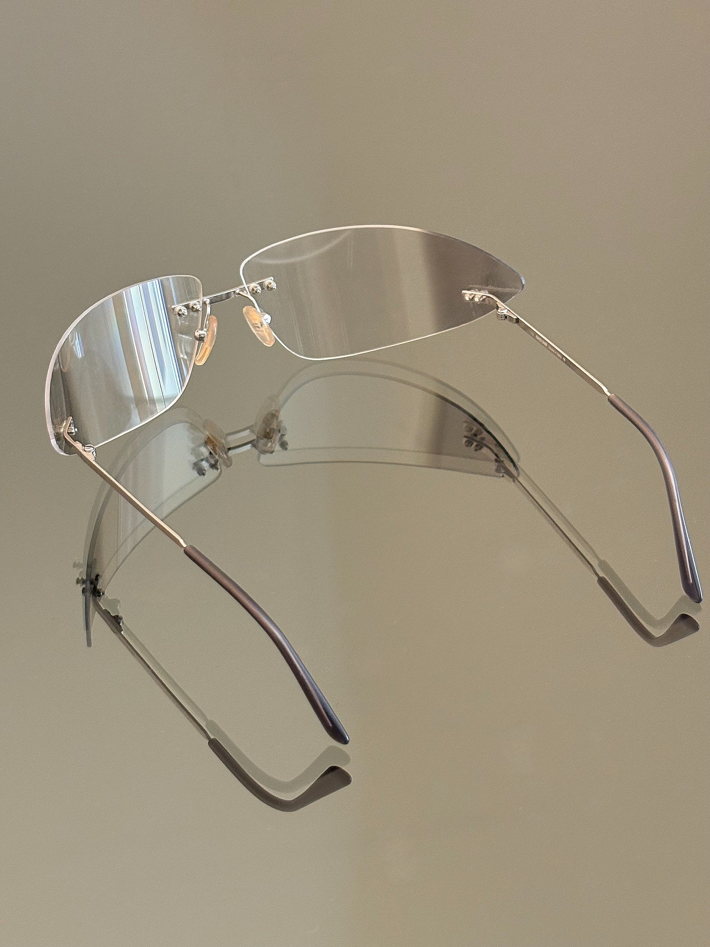 ROBERTO CAVALLI - Occhiali da sole vintage Demetra 63S – Rimless Y2K Made in Italy