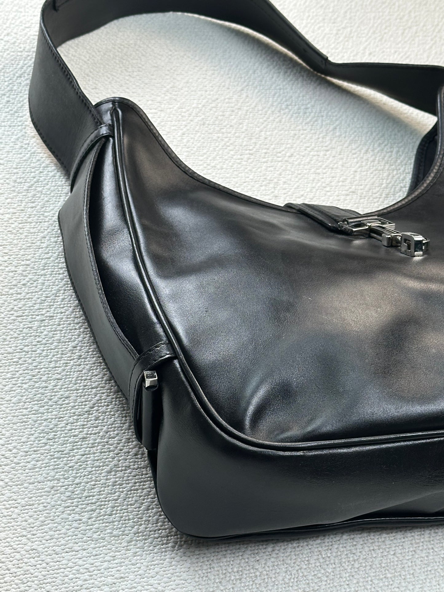 GUCCI - Jackie Hobo in Pelle Testa di moro Vintage