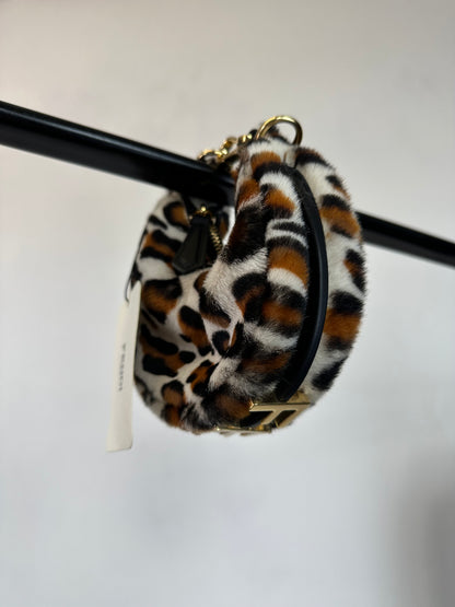 FENDI - Mini Baguette Charm Leopard Haircalf – Nuova con Cartellino