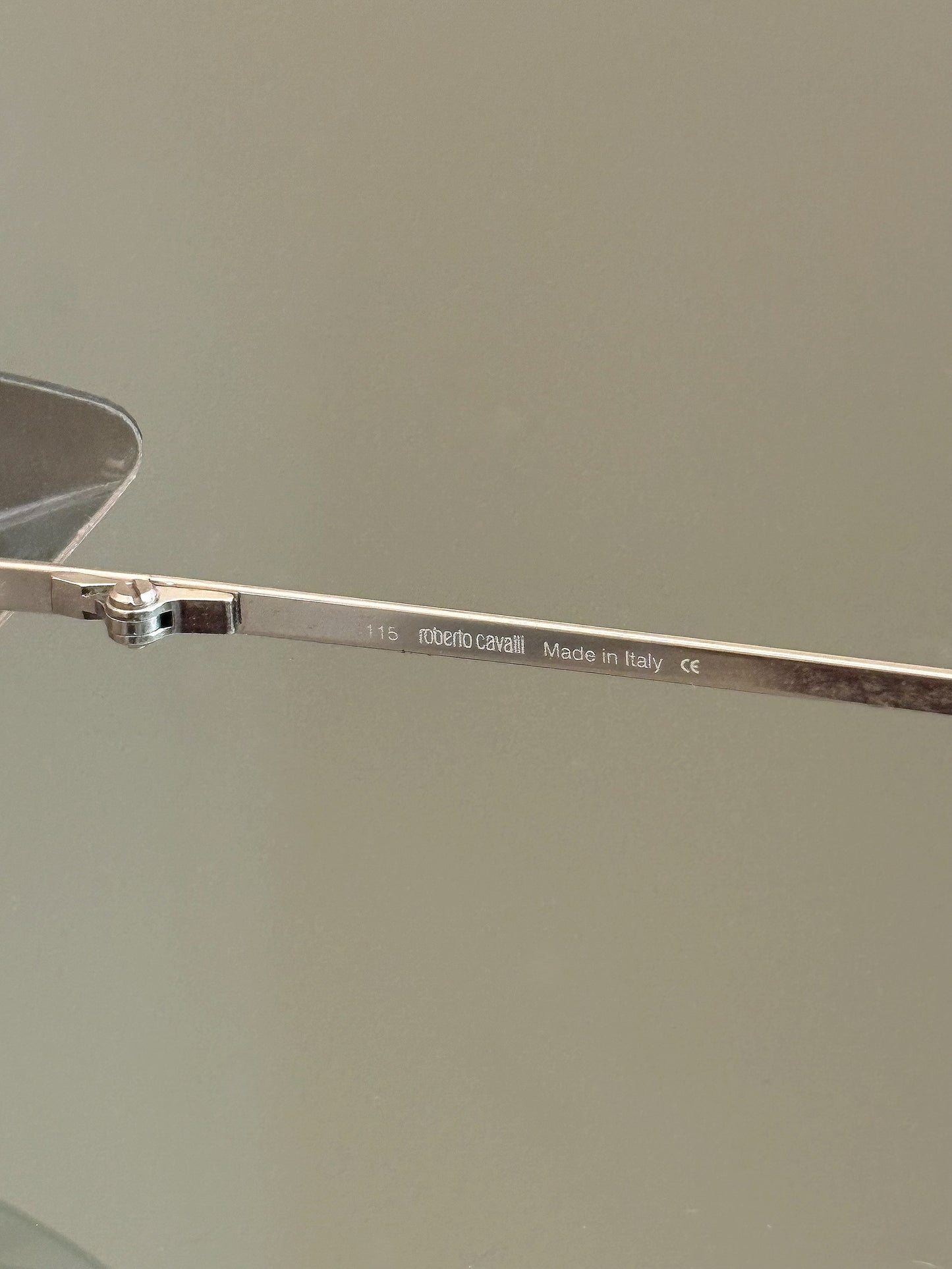 ROBERTO CAVALLI - Occhiali da sole vintage Demetra 63S – Rimless Y2K Made in Italy