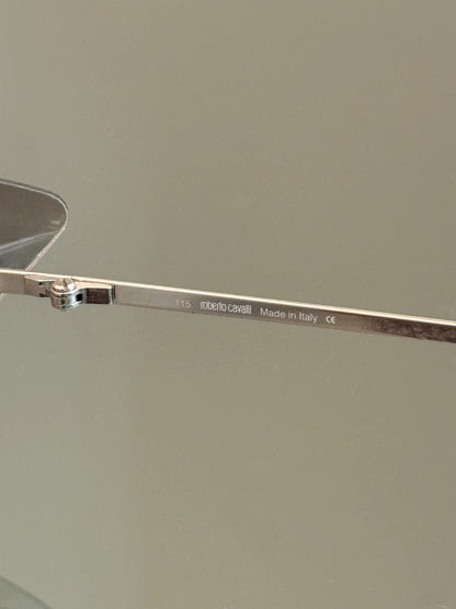 ROBERTO CAVALLI - Occhiali da sole vintage Demetra 63S – Rimless Y2K Made in Italy