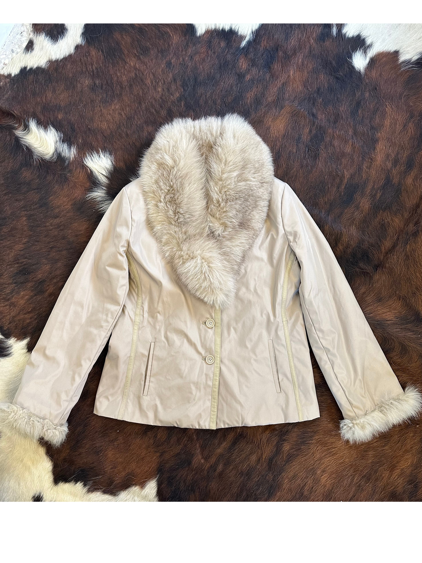 Cappotto con collo in Volpe