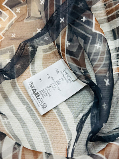 GIVENCHY - T-Shirt trasparente in seta