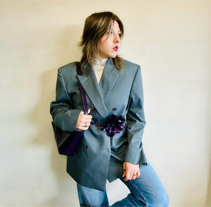 Blazer doppio petto in pura lana vergine