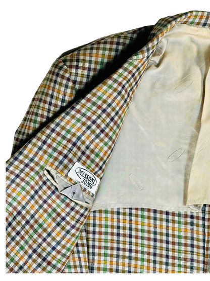 MISSONI - Giacca Blazer vintage a quadri