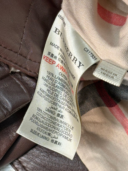BURBERRY - Trench in pelle