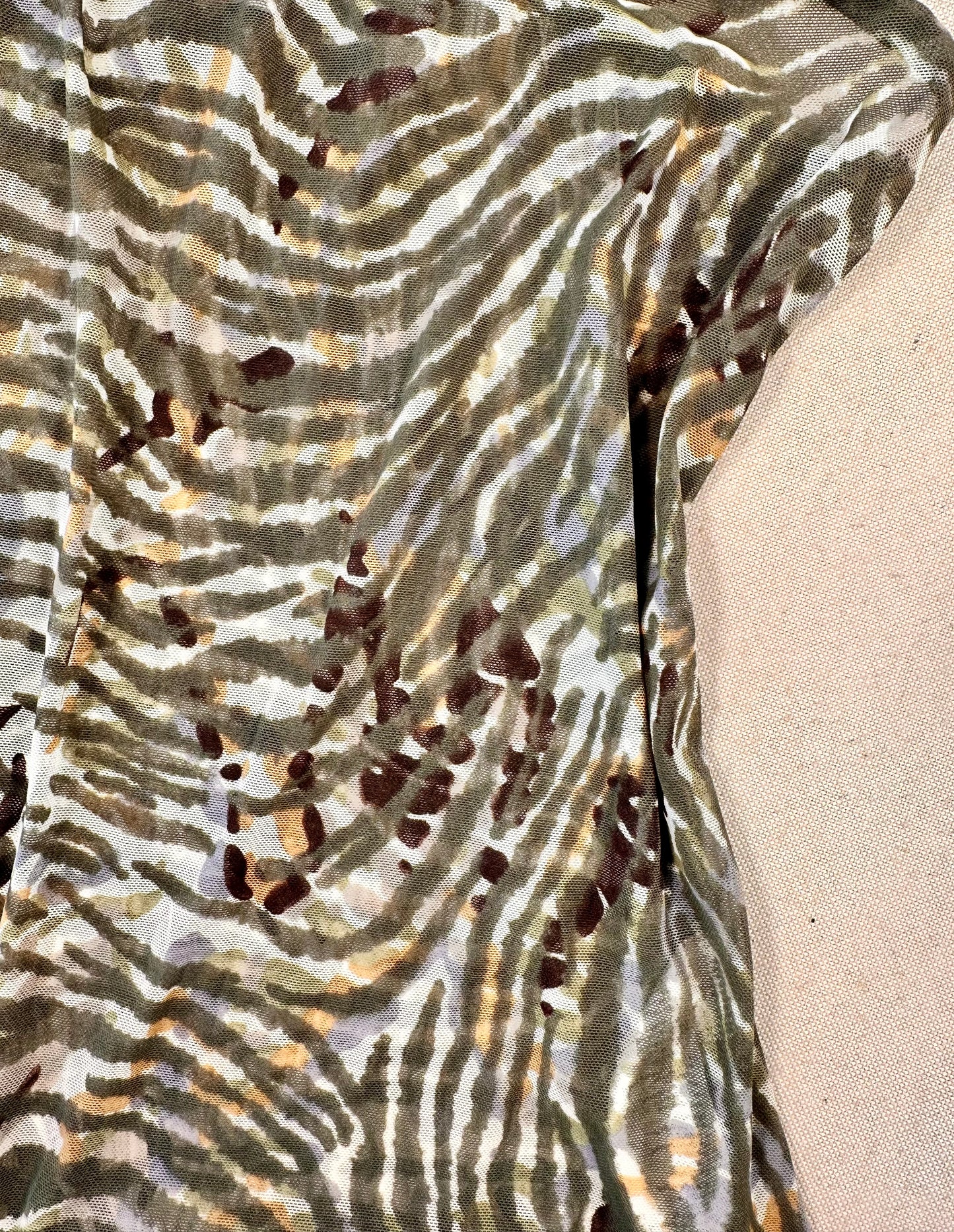 Y2k micro mesh top 🦓
