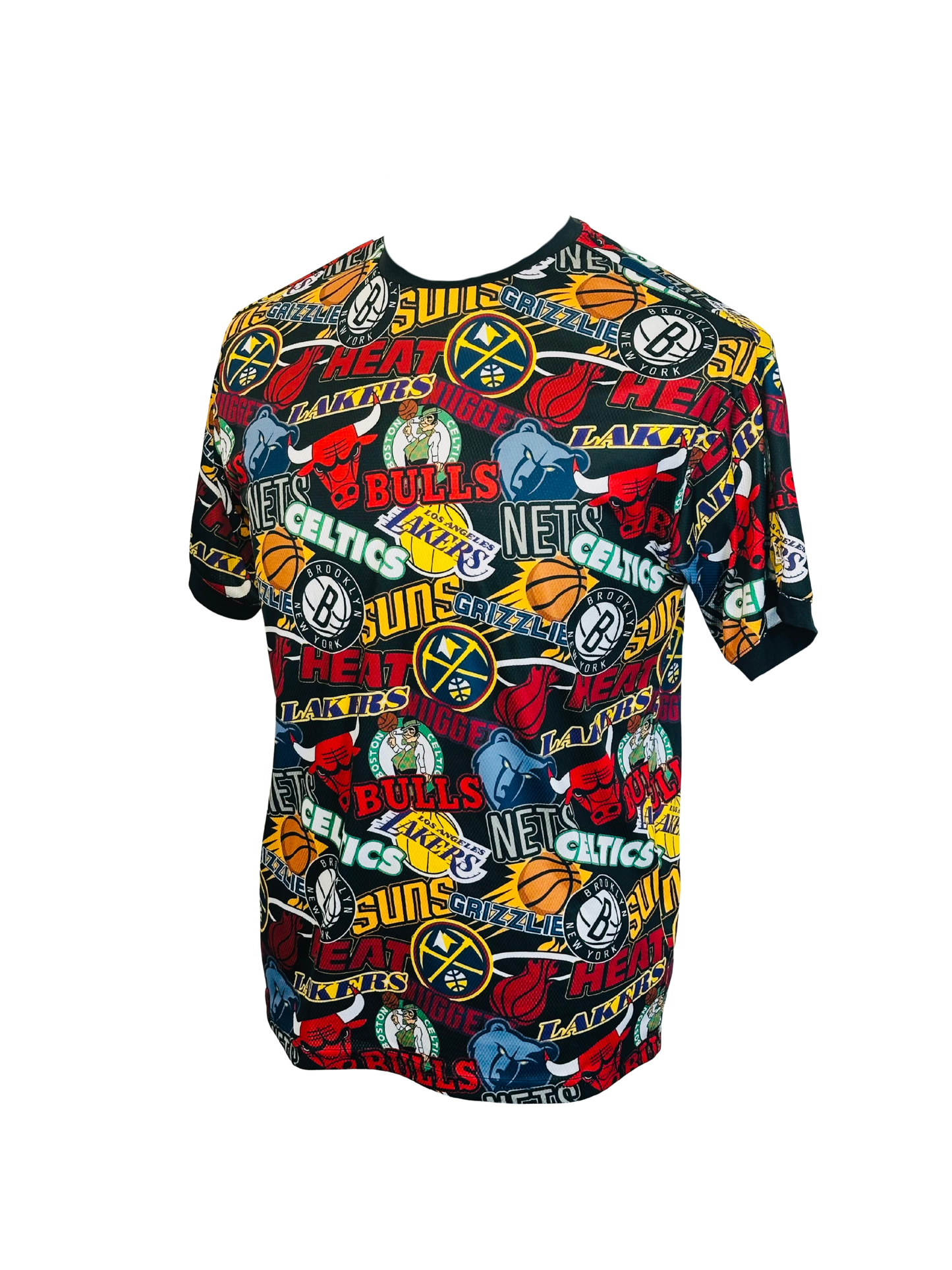 NBA x NEW ERA - T-shirt Multiteam Sticker Patch | XS