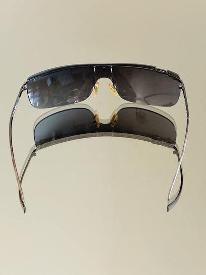 GUCCI - Occhiali da sole vintage GG45 – Rimless Shield Mask Y2K Made in Italy