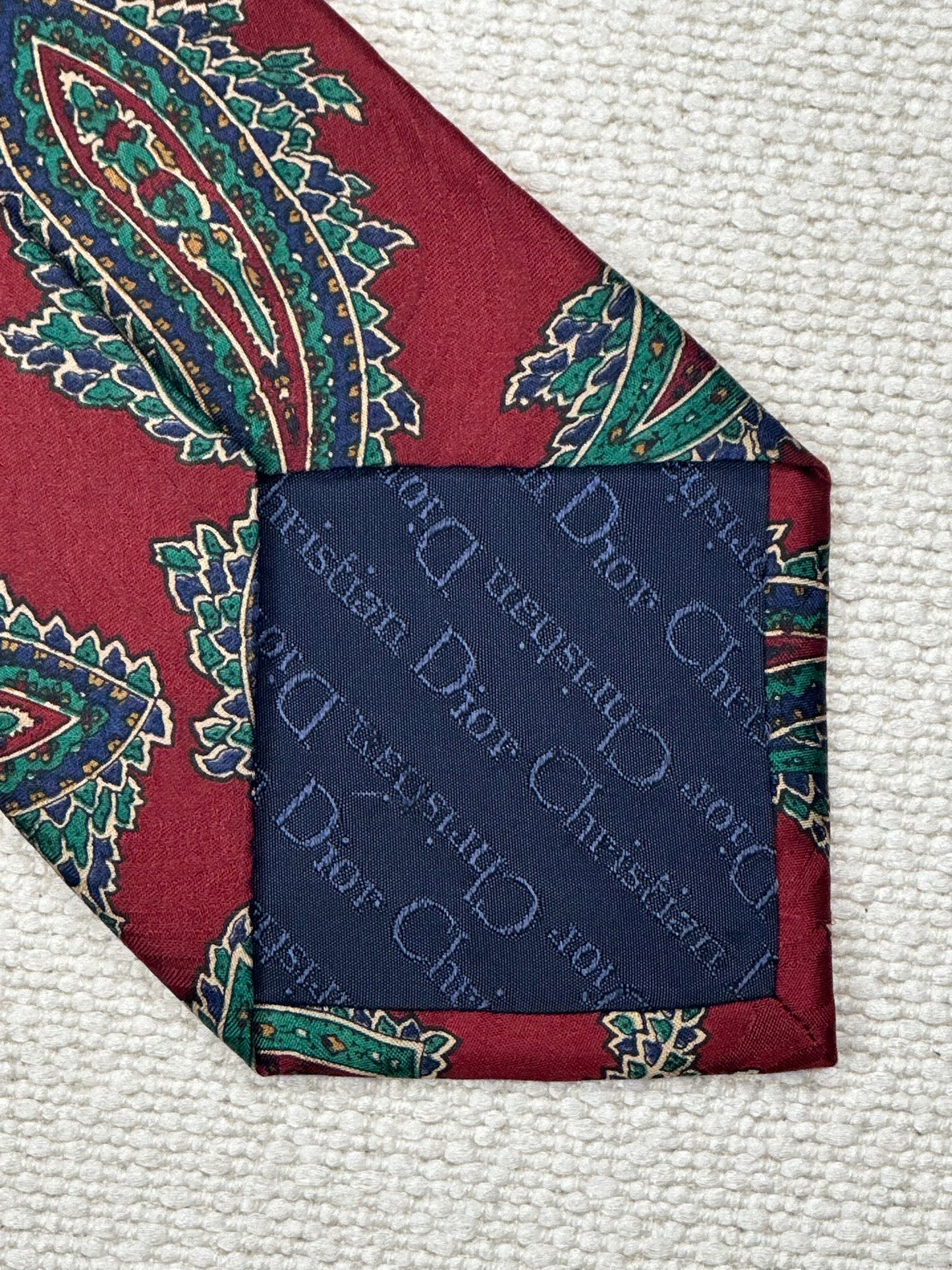 CHRISTIAN DIOR - Cravatta Fantasia Cachemire