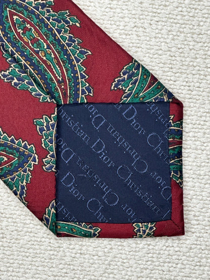 CHRISTIAN DIOR - Cravatta Fantasia Cachemire