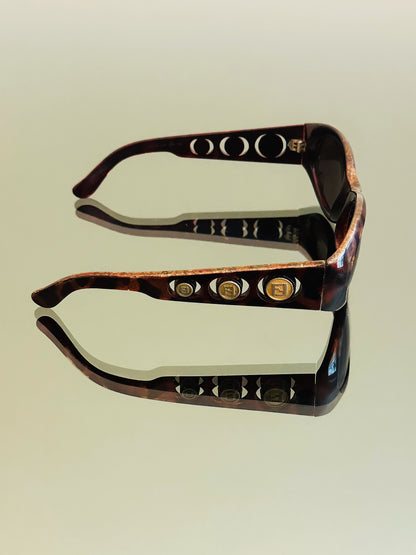 FENDI - Occhiali da sole vintage FF Medallion – Made in Italy