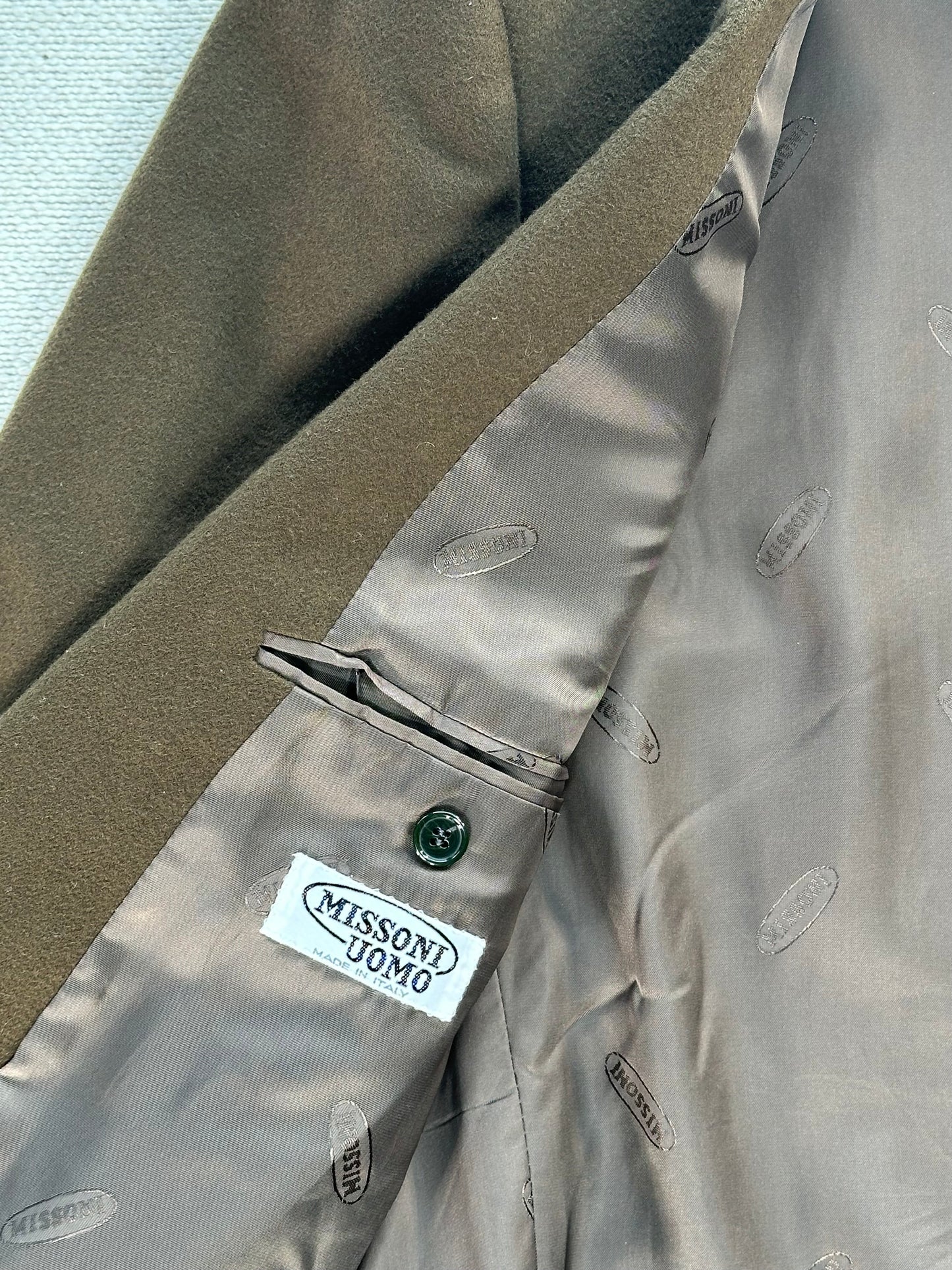 MISSONI - Giacca Blazer vintage verde oliva