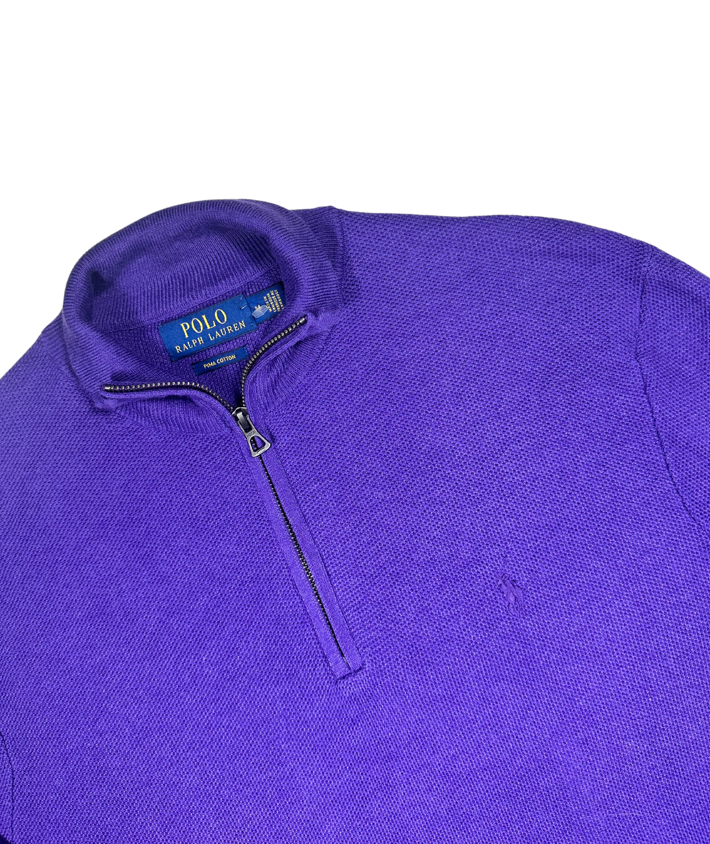 POLO RALPH LAUREN - Pullover viola zip