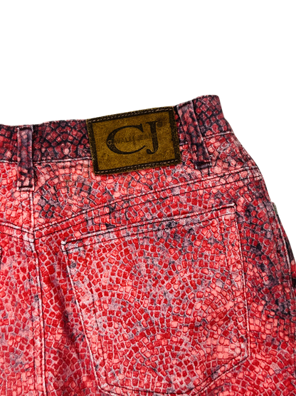 JUST CAVALLI - Pantaloni jeans animalier