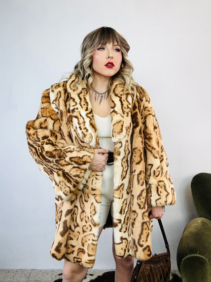 Pelliccia in Lapin Animalier