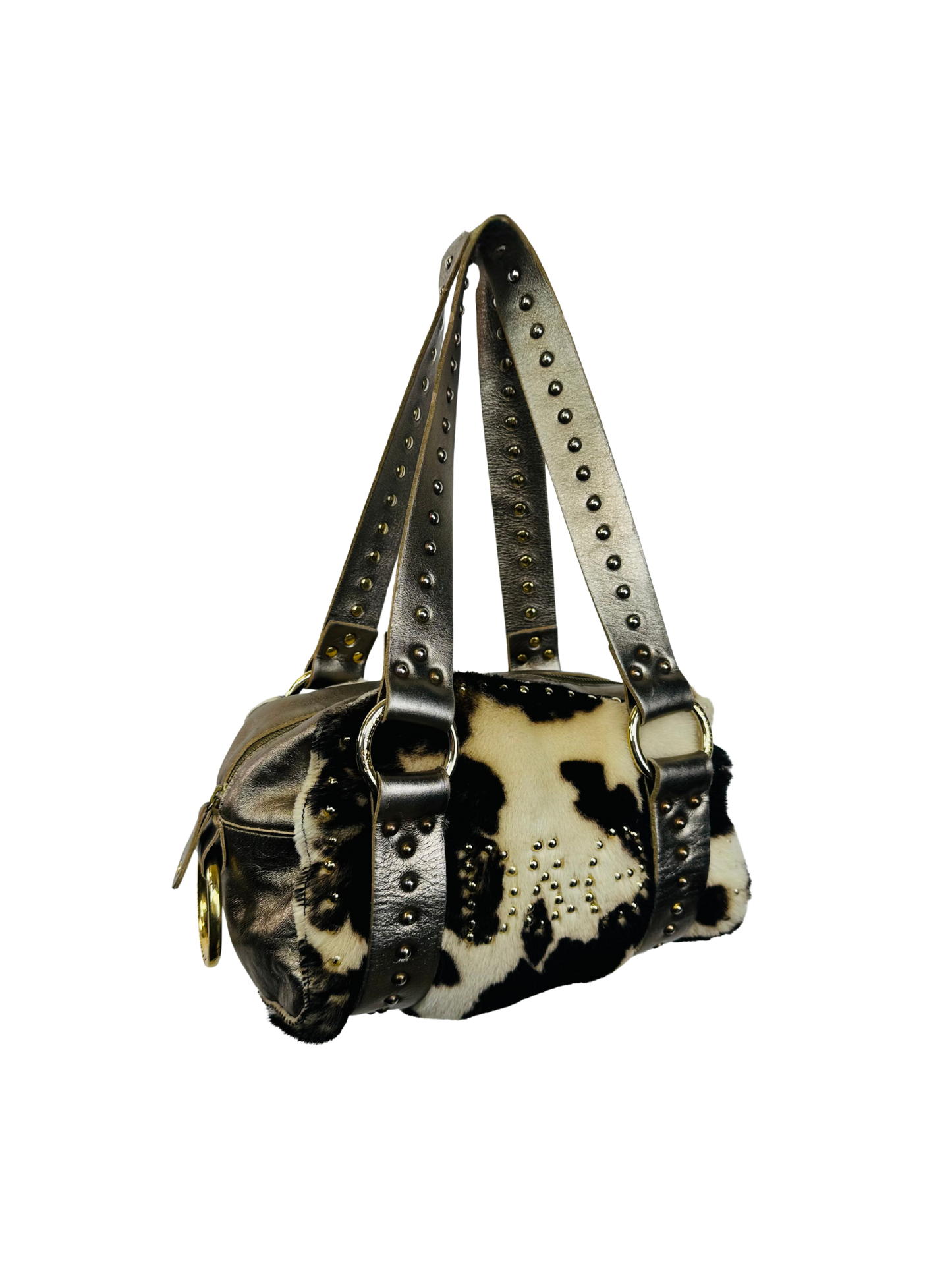 DOLCE & GABBANA – Mini Barrel Cowhide Studded Edition