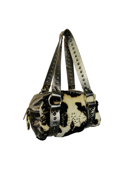 DOLCE & GABBANA – Mini Barrel Cowhide Studded Edition