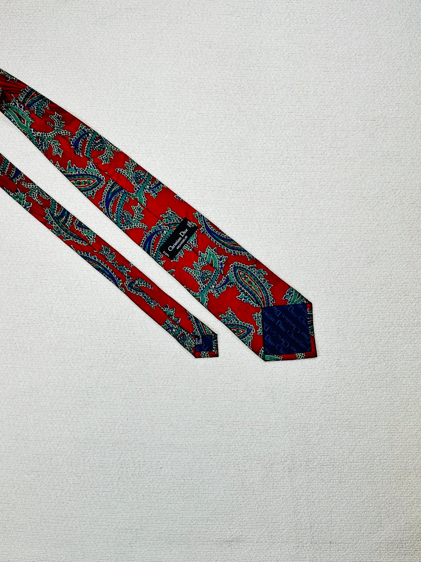 CHRISTIAN DIOR - Cravatta Fantasia Cachemire