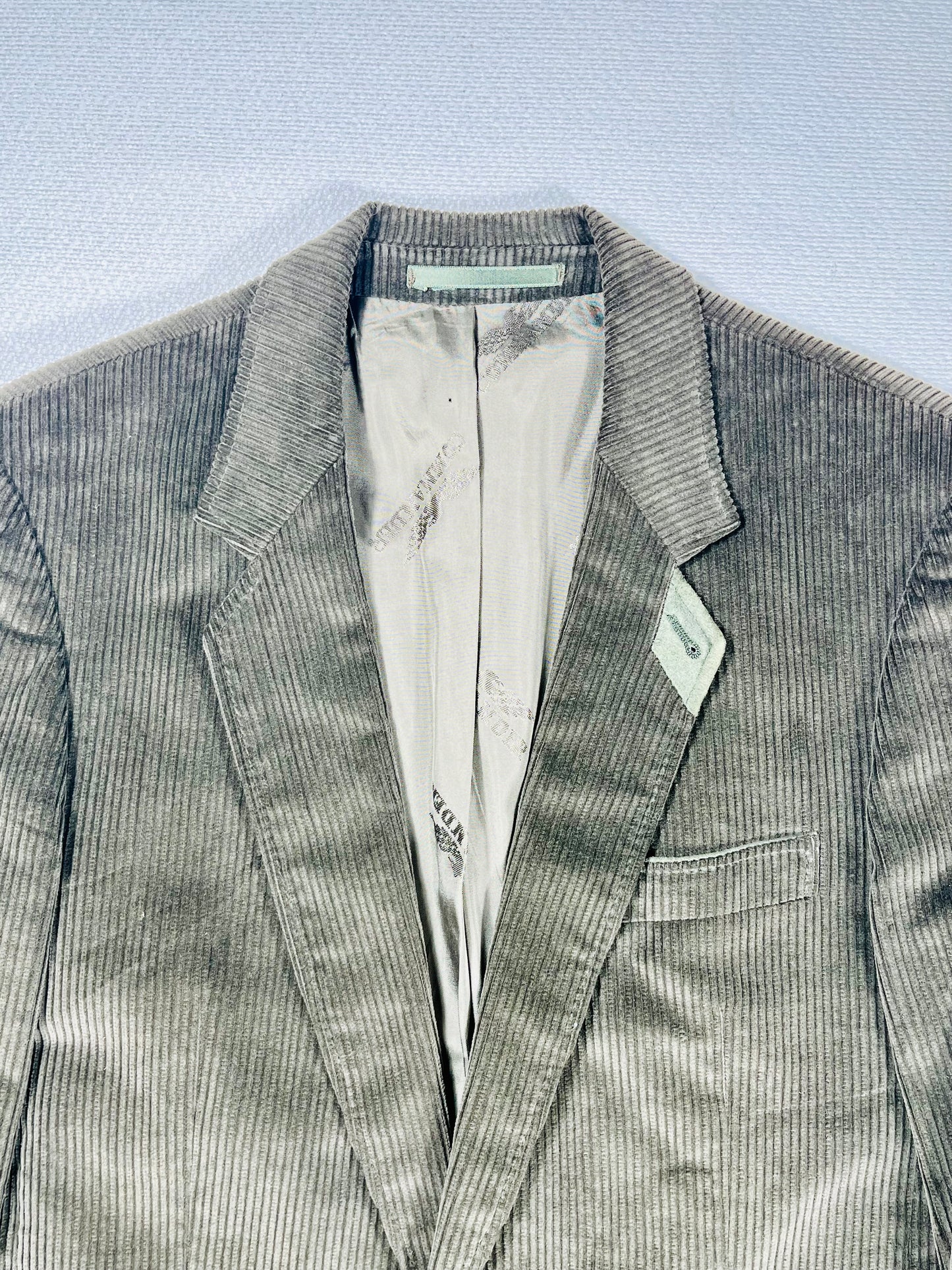 Giacca Blazer Vintage - velluto a coste verde