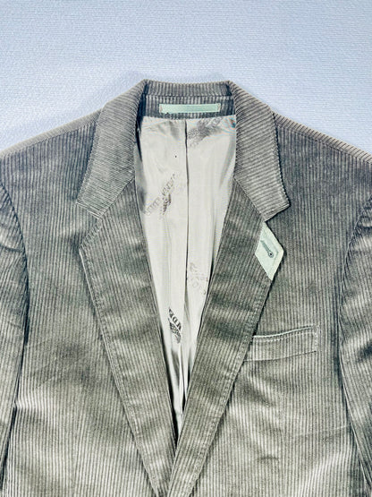 Giacca Blazer Vintage - velluto a coste verde