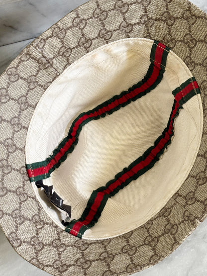 GUCCI - Cappello GG Supreme con Web Stripe