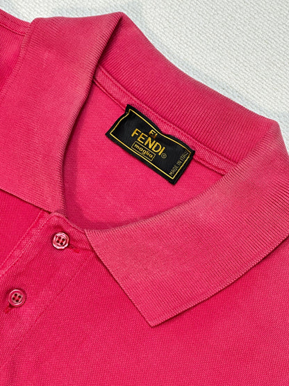 FENDI - Polo color rosa magenta