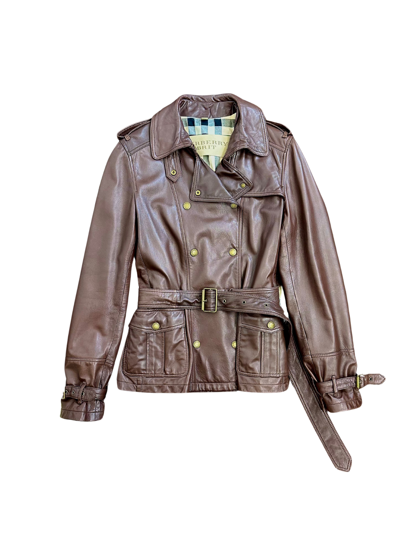 BURBERRY - Trench in pelle