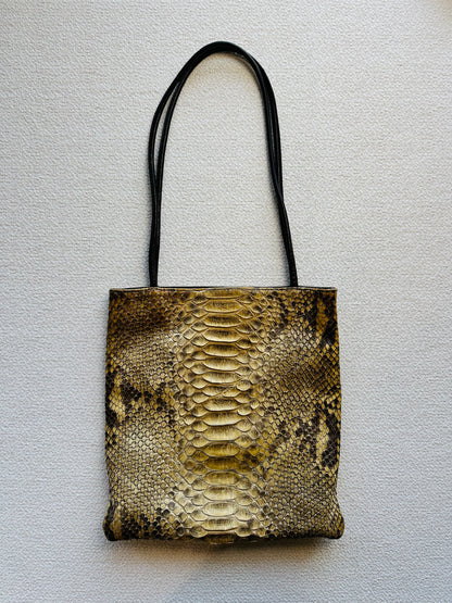 Borsa a spalla in pitone