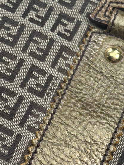 FENDI - Shopper Zucca Canvas & Leather