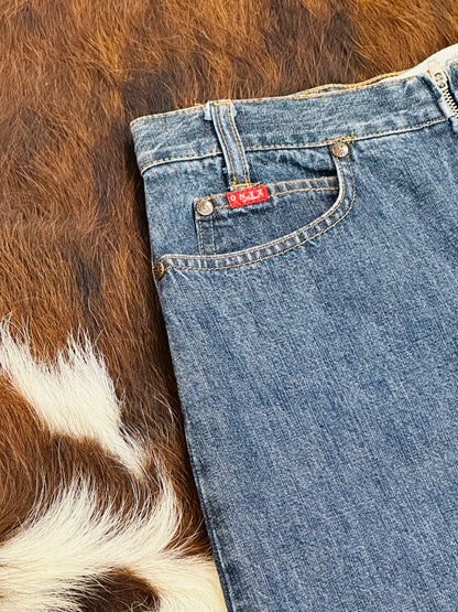 ONYX - Maxi Gonna in denim vintage Y2K