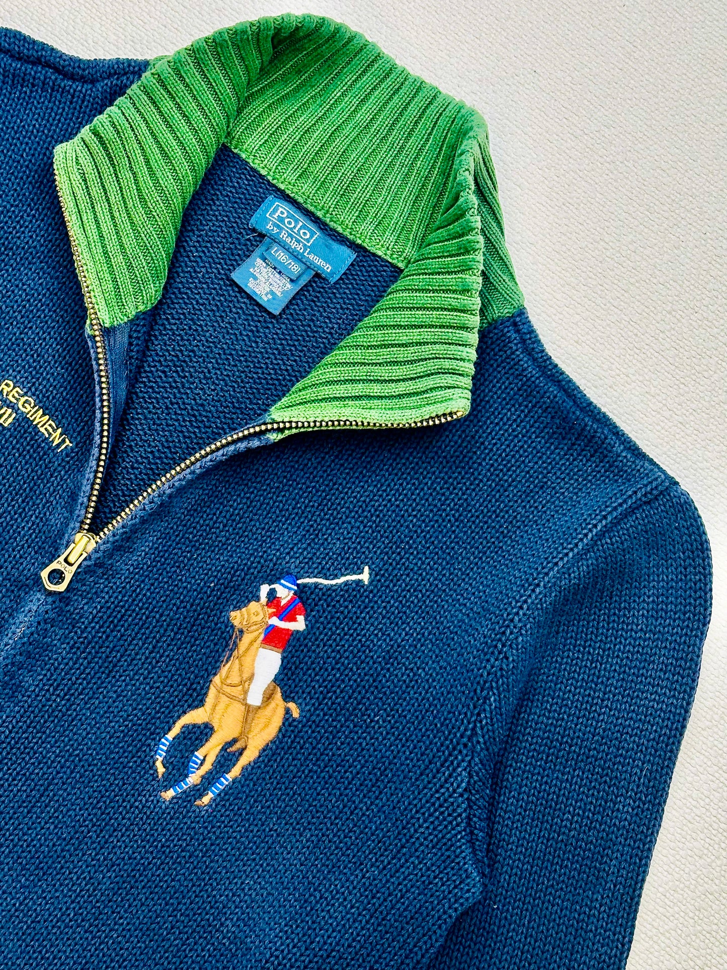 POLO RALPH LAUREN -  DESCRIZIONE Maglione con zip
