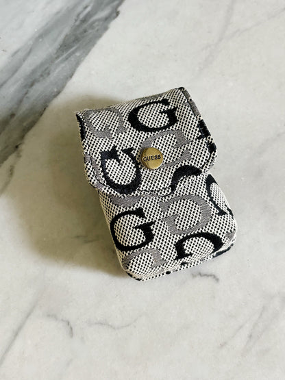 GUESS -  Vintage Monogram Mini Pouch – Borsellino Portaoggetti Y2K