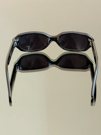 VERSACE - Occhiali da sole P-596 – montatura nera con dettagli metallici