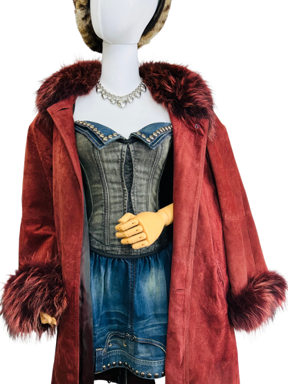GUESS - Abito corsetto anni 2000 in Denim